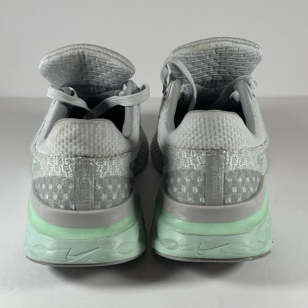Nike Women's React Infinity Run Flyknit‎ 3 Running Shoes, Grey/Mint, Size 8